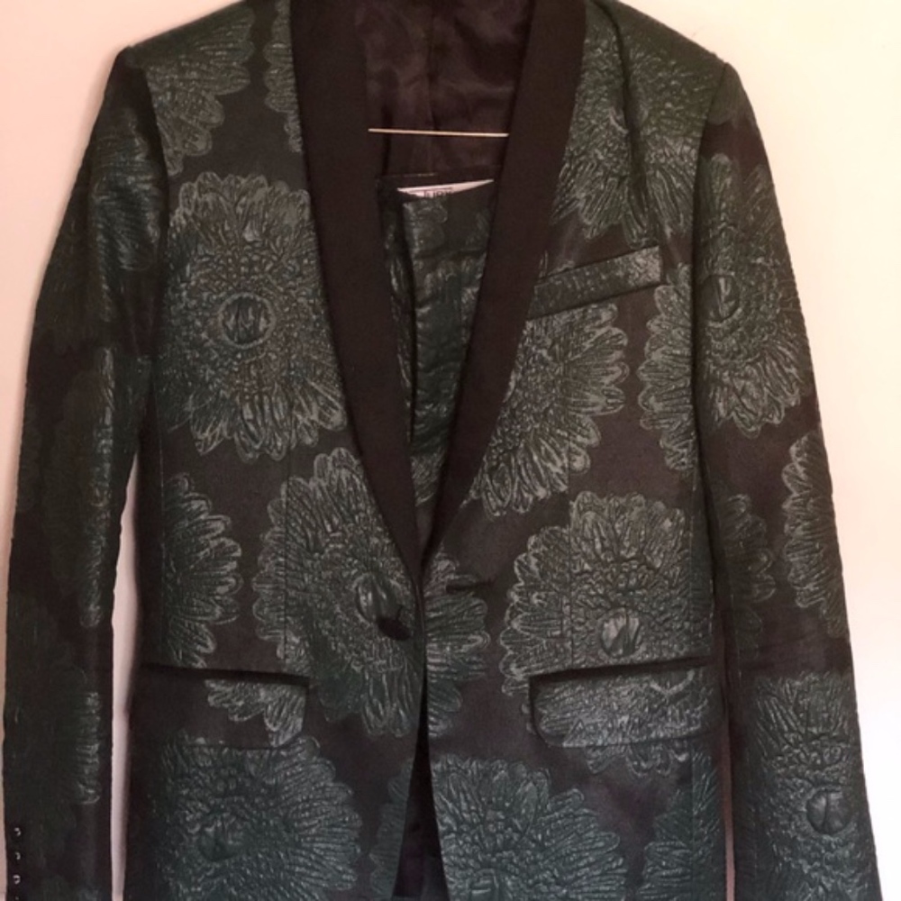 MR TURK TUXEDO JACKET WITH APPLIQUÉ